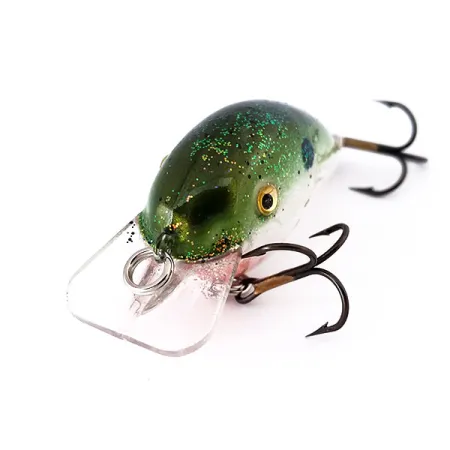 Strike King KVD 1.5 Hard Knock Wobler, Green Glitter, 9.5g, #10570
