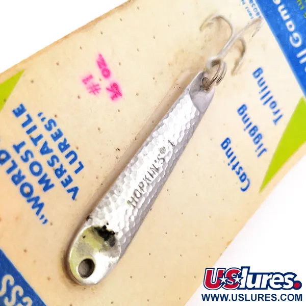 Hopkins s1 Jig Lure Plandavka, Tepaný Nikl, 9g, Nerez, #10578
