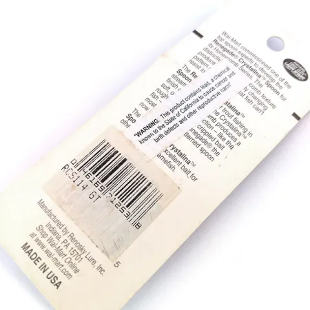 Renegade Crystalina Spoon Plandavka, Golden Fish, 11g, Plástve, #10579