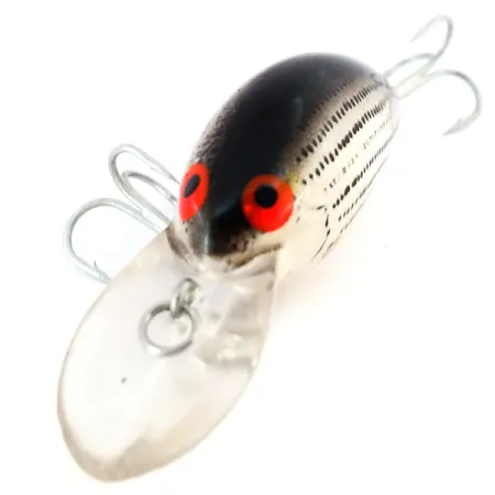 Bomber model B 4A Crankbait, Stříbrná/Černá, 7g, Plovoucí, #10605