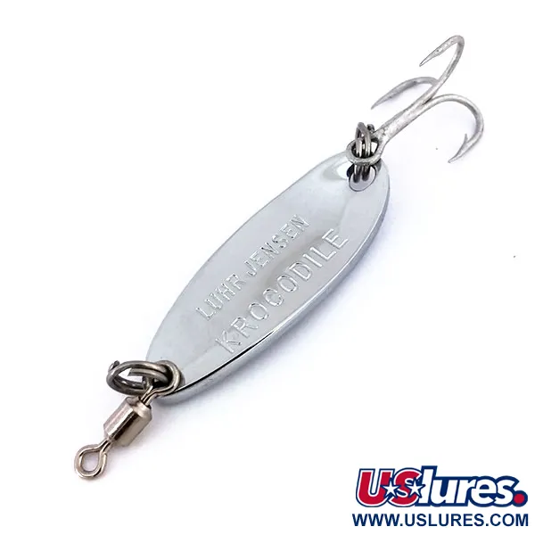 Luhr Jensen Krocodile, Nikl / Modrá, 7g, plandavka #15647