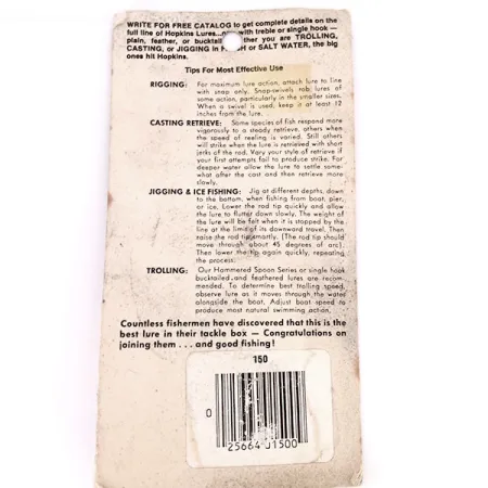 Hopkins shorty 150 Jig Lure, Tepaný nikl, 42g, Jednoháček, #10617