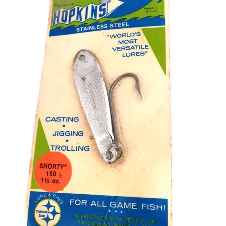 Hopkins shorty 150 Jig Lure, Tepaný nikl, 42g, Jednoháček, #10617