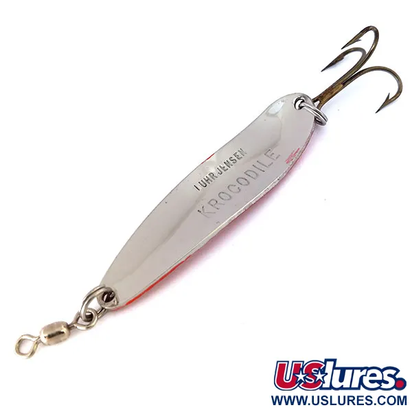 Luhr Jensen Krocodile Die #4 Plandavka, Nikl/Oranžová, 14g, UV, #10625