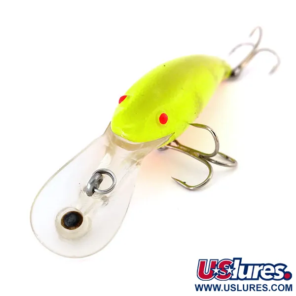 Cotton Cordell Wally Diver UV Wobler, Chartreuse, 7g, Deep Runner, #10647