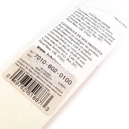 Luhr Jensen P.J.POP Dřevěný popper, Bílá, 17g, ruční výroba, #10657