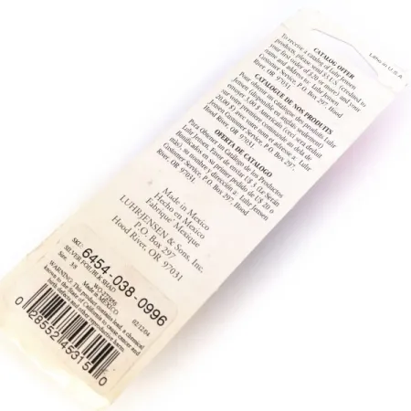 Luhr Jensen P.J.POP Popper, Stříbrná / Černá, 17g, Dřevo, #10658