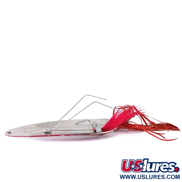 Eppinger Weedless Dardevle Plandavka, Červená/Bílá/Nikl, 28g, #10692