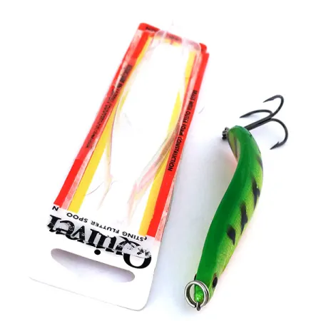 Luhr Jensen Quiver Plandavka, Fire Tiger, 39g, Svítící, #10694