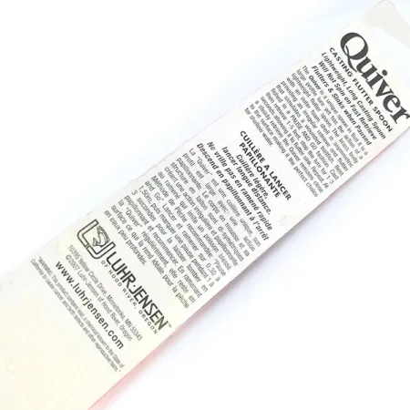 Luhr Jensen Quiver Plandavka, Fire Tiger, 39g, Svítící, #10694