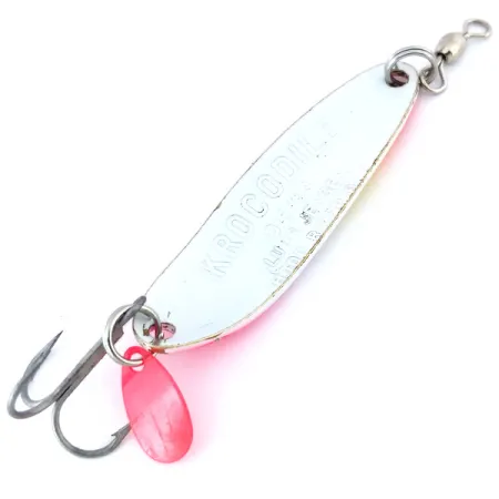 Luhr Jensen Krocodile Die #3 UV Plandavka, Bílá / Růžová, 10g, UV, #10711