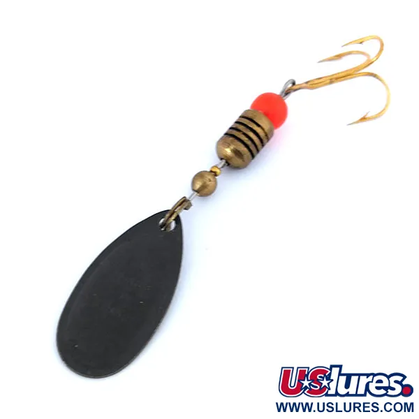 Mepps Comet 2 Třpytka, Černá/Žlutá, 4g, Vintage 1960, #10734