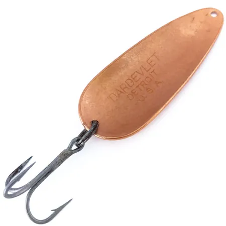 Dardevle Dardevlet Plandavka, Měď, 21g, Ražba Detroit, #10747