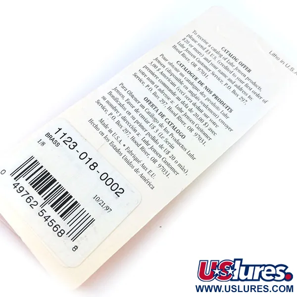 Luhr Jensen Lil' Kroc (Krocodile Stubby), 4,5g, zlatá, plandavka #22095