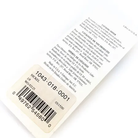 Luhr Jensen Lil Minno Plandavka, Nikl, 4g, Šupinatá textura, #10797