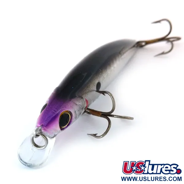Cotton Cordell 3.5 Minnow Wobler, Rainbow Silver/Purple, 7g, #10830