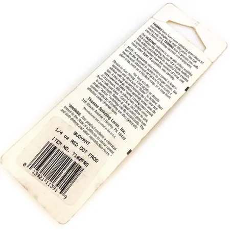 Thomas Buoyant Plandavka, Žába, 7g, Klasický Vzor, #10836