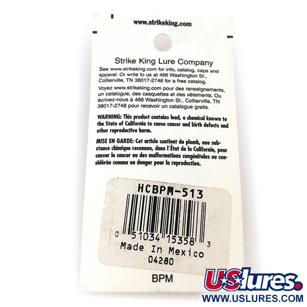 Strike King Bitsy Minnow Wobler, Fire Tiger, 3,5g, Chřestící, #10842