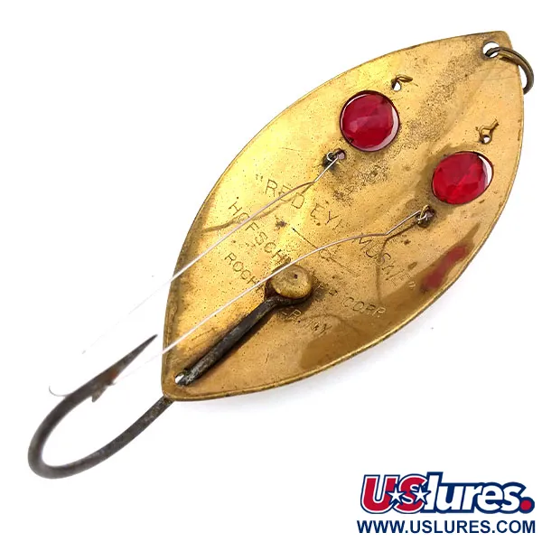 Hofschneider Weedless Red Eye Muskie Plandavka, Bronz, 65g, Neváznoucí, #10850