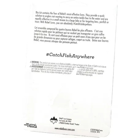 Rebel Ultralight Kit Sada nástrah, Fire Tiger, 4 nástrahy, #10944