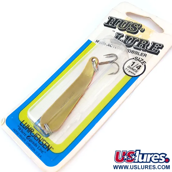 Luhr Jensen Hus-lure Plandavka, Fire/Slvr P-Lite, 7,1g, Prisma, #10951
