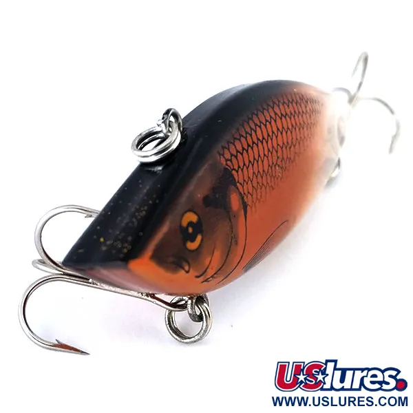 Bite Lite Viper Lipless Potápivý Wobbler, Hnědá/Oranžová, 17g, LED, #10954