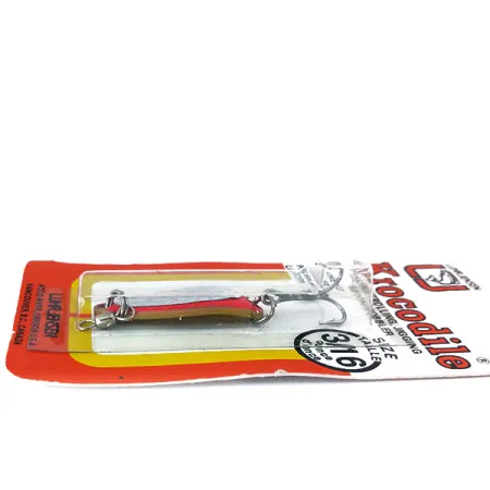 Luhr Jensen Krocodile UV Plandavka, Fire / Stříbrná, 7g, UV barva, #10977