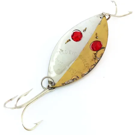 Hofschneider Red Eye Wiggler Plandavka, Zlato/Nikl, 25g, Červené Oči, #11025