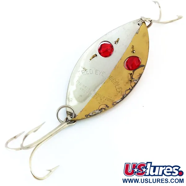 Hofschneider Red Eye Wiggler Plandavka, Zlato/Nikl, 25g, Červené Oči, #11025