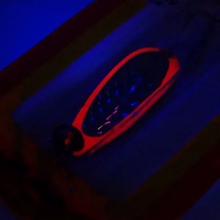 Luhr Jensen Krocodile UV Plandavka, Růžová/Hologram, 7g, UV, #11042