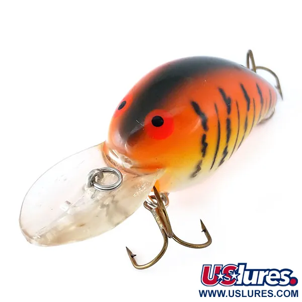 Bomber Fat A B05F Crankbait, Red Tiger, 10g, Plovoucí, #11083