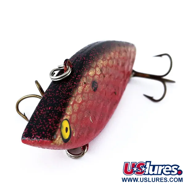 Strike King Diamond Shad Lipless Crankbait, Temně červená, 14g, Vintage, #11089