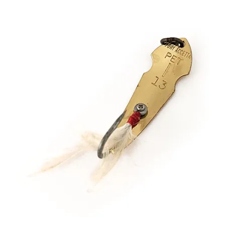 Tony Accetta Pet Spoon 13 Třpytka, Zlato, 5g, Peří, #11126