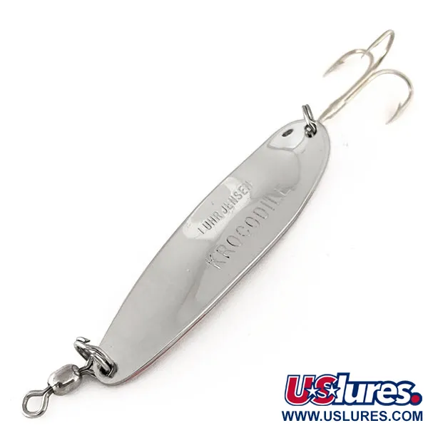 Luhr Jensen Krocodile Die #4 Plandavka, Nikl / Červená, 14g, Hody, #11177