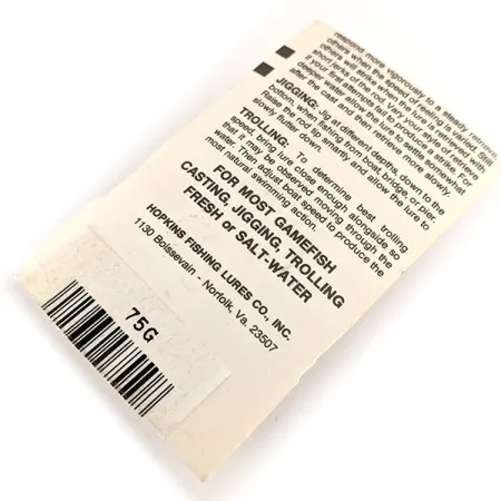 Hopkins Shorty 75 Pilkr, Zlatá, 21g, Kovaná Nerezová Ocel, #11237