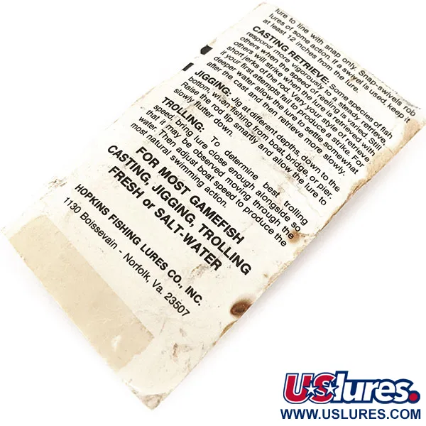 Hopkins Shorty 45 Jig Lure, Tepaný nikl, 14g, Jigovka, #11240