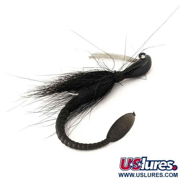 Cotton Cordell Banana Head Tattle-Tail Jig, Černá, 14g, Proti vázkám, #11260