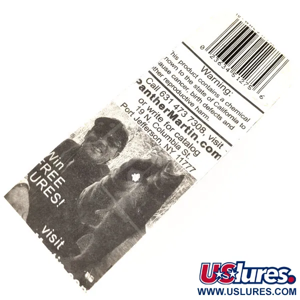 Weedless Panther Martin Weed Wing Třpytka, Nikl, 14g, Proti vázkám, #11286