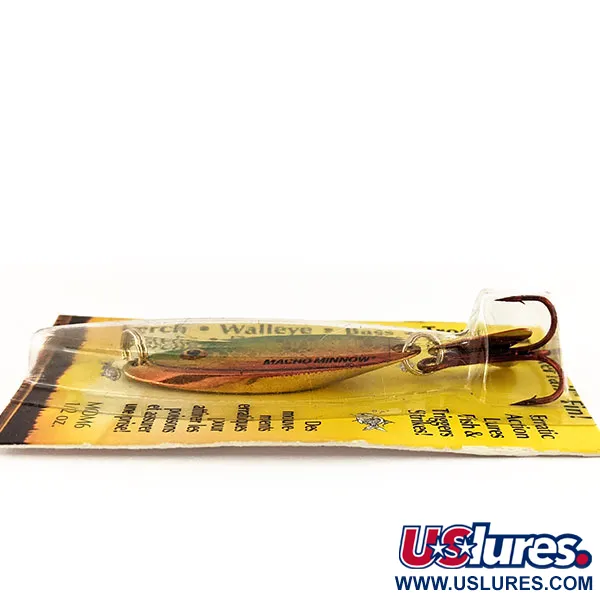 Northland Macho Minnow Plandavka, Rainbow Green, 14g, Kicker Tail, #11291