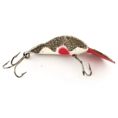 Buck Perry Spoonplug Třpytka, Červená/Bílá/Zlatá, 10g, #11300