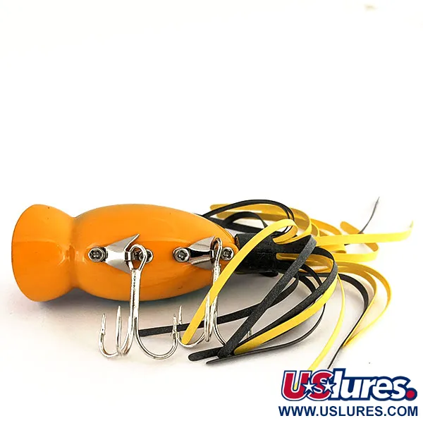 Fred Arbogast Hula Popper Hladinový popper, Tiger, 10g, Sukýnka, #11302