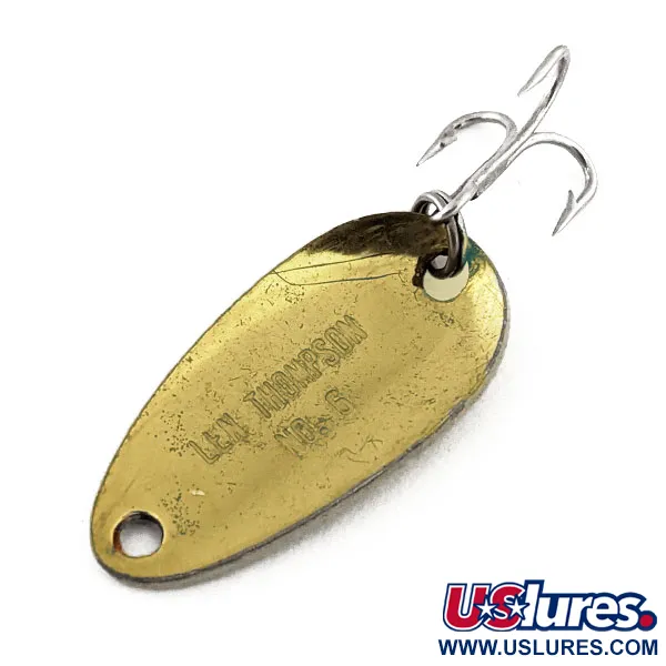 Len Thompson #6 Plandavka, Black / Yellow / Brass, 3.5g, Smalt, #11313