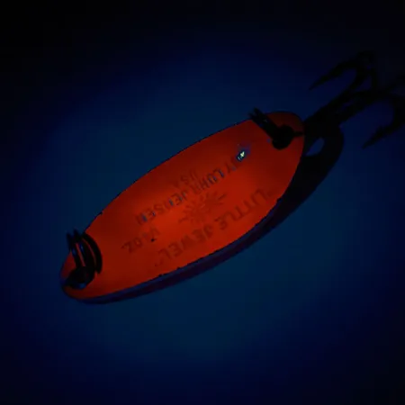 Luhr Jensen Little Jewel UV Plandavka, Červená / Duhové Holo, 9g, #11316