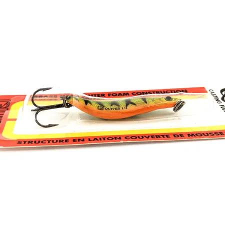 Luhr Jensen Quiver Plandavka, Fire Tiger, 7g, Mosaz/Pěna, #12036