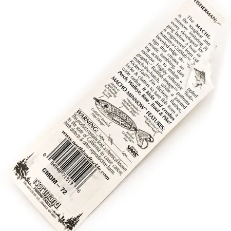 Northland Macho Minnow Plandavka, Nikl, 14g, KickerTail, #11341