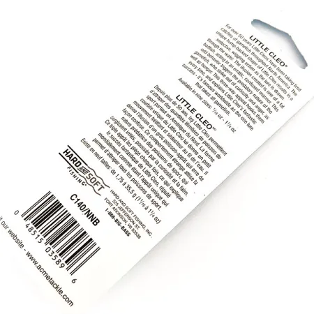 Acme Little Cleo Plandavka, Nikl / Modrá, 7g, Vintage, #11346