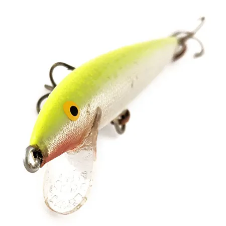 Rapala Original Floater F9 Wobler, Chartreuse, 4g, Balza, #11383