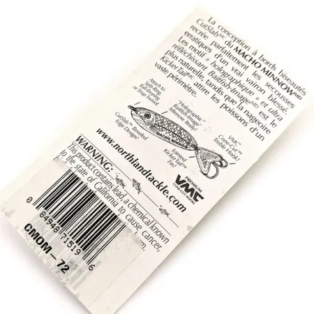 Northland Macho Minnow Jig Lure, Červená/Zelená/Zlatá, 14g, #11395