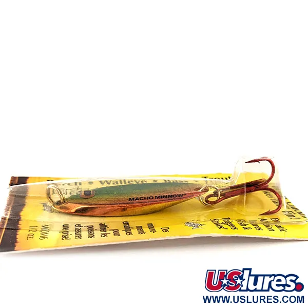 Northland Macho Minnow Jig Lure, Červená/Zelená/Zlatá, 14g, #11395