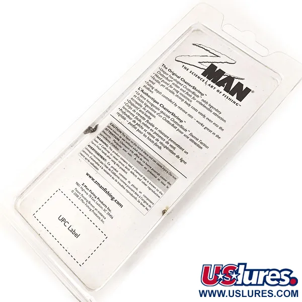 Z-Man Chatter Shrimp Chatterbait, Černá / Třpytky, 14g, Ochrana, #11403